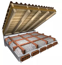 Carica l'immagine nel visualizzatore di Gallery, Isover InsulSafe33 Sacco: 1,055x0,60x0,21 m Kg per sacco: 17,30 kg