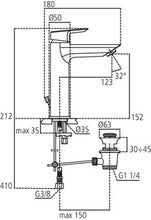 Carica l'immagine nel visualizzatore di Gallery, Ideal Standard RUBINETTERIA | CERAMIX | Miscelatore (Grande) monocomando lavabo