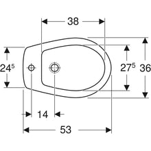 Carregar imagem no visualizador da galeria, Par de sanitários de chão Geberit Colibrì com saída vertical
