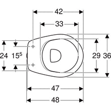 Carregar imagem no visualizador da galeria, Par de sanitários de chão Geberit Colibrì com saída horizontal