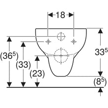 Carregar imagem no visualizador da galeria, Conjunto de vaso sanitário e bidê suspenso Geberit Fantasia Rimfree