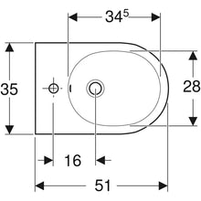 Carregar imagem no visualizador da galeria, Sanita e bidé suspensos Geberit iCon Square, fixação oculta, Rimfree