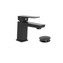 Carica l'immagine nel visualizzatore di Gallery, Set Rubinetti Neri Lavabo E Bidet QUADROT