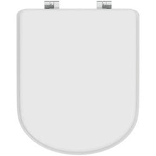 Carregar imagem no visualizador da galeria, Par de vaso sanitário e bidê suspensos Ideal Standard Calla com assento em MDF na cor branca europeia