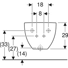 Carregar imagem no visualizador da galeria, Sanita e bidé suspensos Geberit iCon Square, fixação oculta, Rimfree