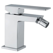 Carica l'immagine nel visualizzatore di Gallery, Rubinetto Bidet Cromato Quadrato Scarico Clic-Clac | Kubo