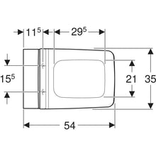 Carregar imagem no visualizador da galeria, Conjunto de sanita e bidé suspenso Geberit Xeno², fixação oculta, Rimfree, com assento sanitário