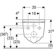 Carregar imagem no visualizador da galeria, Conjunto de sanita e bidé suspenso Geberit Xeno², fixação oculta, Rimfree, com assento sanitário