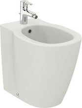 Carregar imagem no visualizador da galeria, Par de louças sanitárias Ideal Standard | CONNECT FREEDOM | E828401 Sanita de chão + 6 lavatórios com encosto para a parede, completo com assento