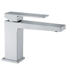 Carica l'immagine nel visualizzatore di Gallery, Rubinetto Lavabo Cromato Quadrato Scarico Clic-Clac | Kubo