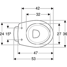 Carregar imagem no visualizador da galeria, Par de sanitários de chão Geberit Colibrì com saída vertical