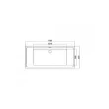 Carregar imagem no visualizador da galeria, Banheira autônoma de acrílico Trento 80x180