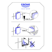 Carica l'immagine nel visualizzatore di Gallery, Grohe Cassetta di scarico wc con canotto per sanitari sospesi o filomuro