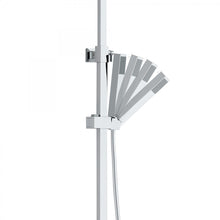 Carregar imagem no visualizador da galeria, Coluna de chuveiro termostática de aço inoxidável com cabeça de chuveiro 20x20