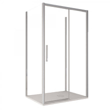 Carica l'immagine nel visualizzatore di Gallery, Box Doccia Tre Lati Scorrevole Cristallo 6mm H195 LAGOA-TRIO