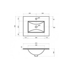 Carica l'immagine nel visualizzatore di Gallery, Mobile Bagno Sospeso Rovere Well Con Specchio Lampada Led. 80