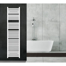 Carregar imagem no visualizador da galeria, Aquecedor de Toalhas Radiador 180x50 Branco Distância Central 45 cm