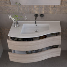 Carica l'immagine nel visualizzatore di Gallery, Mobile Bagno Sospeso 90cm Legno Olmo Terra Mood-762