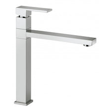 Carica l'immagine nel visualizzatore di Gallery, Rubinetto Miscelatore Da Cucina Quadro Cromato Slim