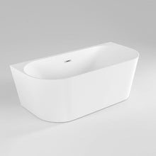 Carregar imagem no visualizador da galeria, Banheira autônoma de parede em resina branca CLO_WALL