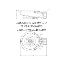 Carregar imagem no visualizador da galeria, Base para chuveiro GRID em resina de mármore cinza claro com efeito de pedra de cimento