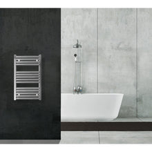 Carica l'immagine nel visualizzatore di Gallery, Radiatore Termoarredo Scaldasalviette 80x45 Cromato Interasse 40 Cm