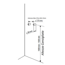 Carregar imagem no visualizador da galeria, Coluna de hidromassagem termostática branca escovada | Diamante-White