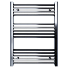 Carica l'immagine nel visualizzatore di Gallery, Radiatore Termoarredo Scaldasalviette 80x55 Cromato Interasse 50 Cm