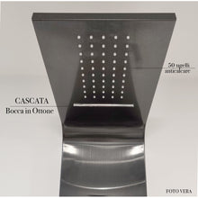 Carregar imagem no visualizador da galeria, Coluna de chuveiro de hidromassagem preta escovada | Smeralda