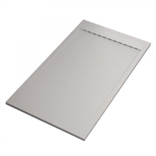 Carica l'immagine nel visualizzatore di Gallery, Piatto Doccia In Marmo resina Bianco Effetto Pietra Cemento PRESTIGE