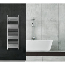 Carica l'immagine nel visualizzatore di Gallery, Radiatore Termoarredo Scaldasalviette 120x45 Cromato Interasse 40 Cm