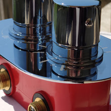 Carica l'immagine nel visualizzatore di Gallery, Kit Doccia Incasso Soffione Tondo, Miscelatore Termostatico, Doccetta | Isola