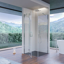 Carica l'immagine nel visualizzatore di Gallery, Box Doccia Due Lati Fissi Porta Battente Senza Profili 8mm H195 REGINA