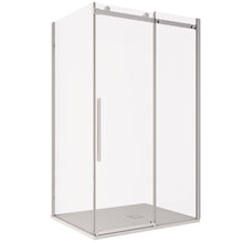 Carica l'immagine nel visualizzatore di Gallery, Box Doccia Due Lati Trasparente Anticalcare Porta Scorrevole H195 8mm EUCLIDE