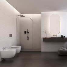 Carregar imagem no visualizador da galeria, Par de Louças Sanitárias de Cerâmica Sem Aro e Suspensas na Parede | Sole