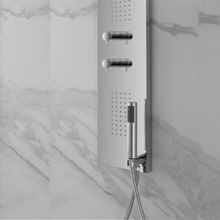 Carregar imagem no visualizador da galeria, Coluna de chuveiro de hidromassagem plana e brilhante