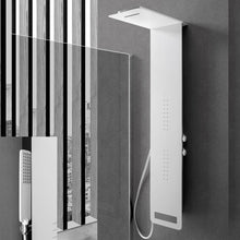 Carregar imagem no visualizador da galeria, Painel de chuveiro de hidromassagem em aço inoxidável polido