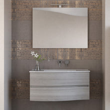 Carica l'immagine nel visualizzatore di Gallery, Mobile Bagno Sospeso 90cm Legno Eucalipto Grigio Mood-762
