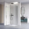 Carica l'immagine nel visualizzatore di Gallery, Porta Doccia 2 Lati Porta Pieghevole E Lato Fisso H195cm 6mm REA