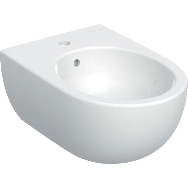 Bidet sospeso Geberit Selnova Premium, fissaggio nascosto