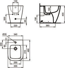 Carica l'immagine nel visualizzatore di Gallery, Ideal Standard BIDETS | I.LIFE S |  Bidet a terra monoforo
