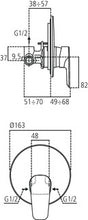 Carregar imagem no visualizador da galeria, Ideal Standard SHOWER | CERAMIX | Misturador monocomando de encastrar para duche
