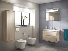 Carregar imagem no visualizador da galeria, Par de louças sanitárias para banheiro | CONNECT AIR | E008701/E233501 AquaBlade® para vaso sanitário suspenso com fixações ocultas
