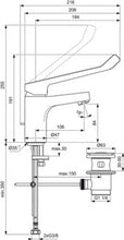 Carregar imagem no visualizador da galeria, Ideal Standard - LAVATÓRIOS | CERABASE | Misturadora de lavatório de manípulo longo
