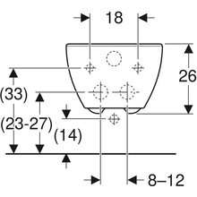 Carica l&#39;immagine nel visualizzatore di Gallery, Bidet sospeso Geberit Selnova Premium, fissaggio nascosto
