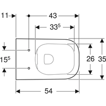 Carregar imagem no visualizador da galeria, Sanita suspensa Geberit Smyle Square com fixação oculta, Rimfree
