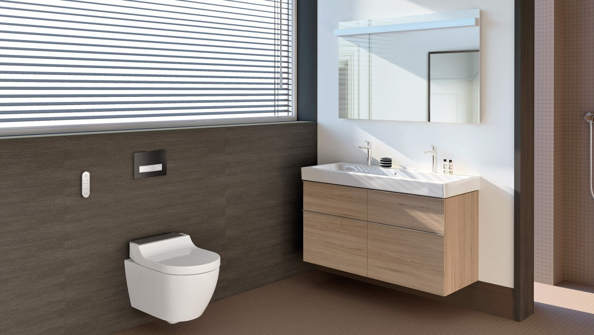 Elemento completo para sanita suspensa Geberit AquaClean Tuma Comfort Secções: