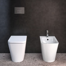 Carica l&#39;immagine nel visualizzatore di Gallery, Ideal Standard coppia sanitario Vaso  e bidet a terra universale ﬁlo parete AquaBlade®
