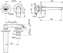 Carregar imagem no visualizador da galeria, Lavatórios Ideal Standard | CONNECT AIR | A7029AA Misturador monocomando para lavatório
