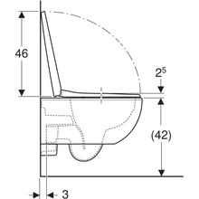 Carregar imagem no visualizador da galeria, Conjunto de vaso sanitário suspenso Geberit Selnova Premium, com descarga, fixação oculta, Rimfree, com assento sanitário. 
